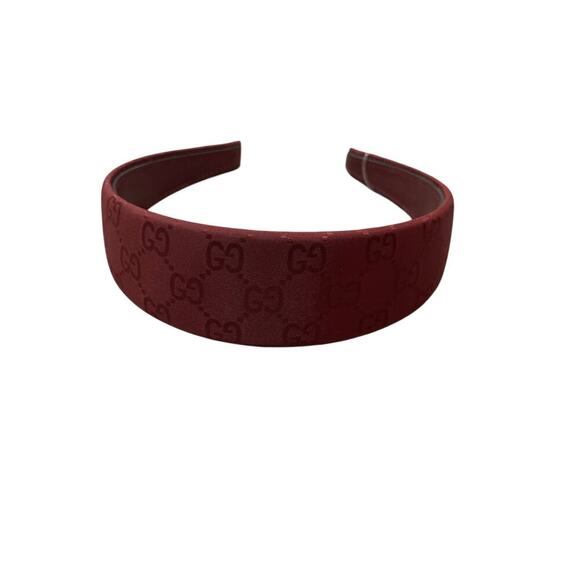 Gucci Women’s GG Burgundy Hair Head Band NWT main image 5